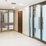 Медицинская алюминиевая перегородка дверь